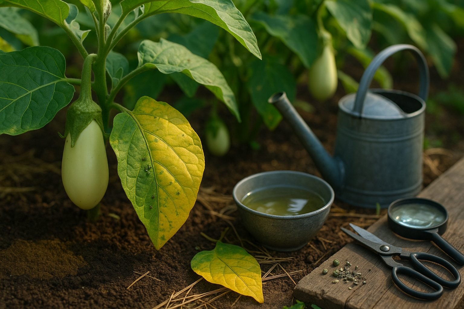 Common Reasons Eggplant Leaves Turn Yellow