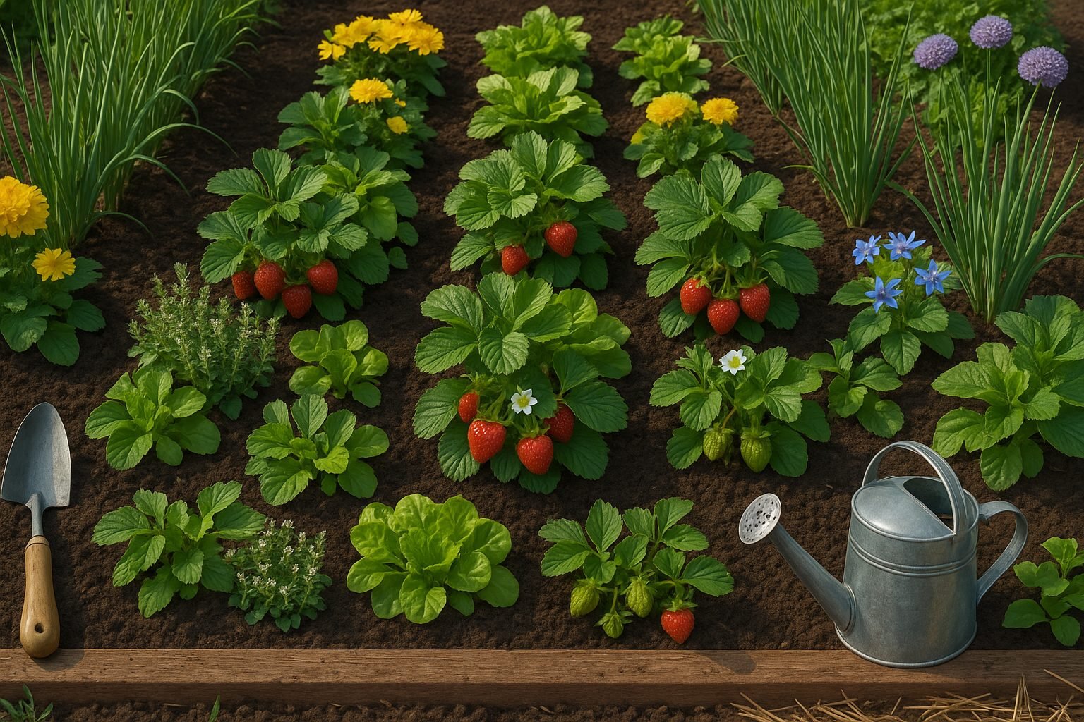 Companion Planting Strategies for a Healthy Strawberry Patch