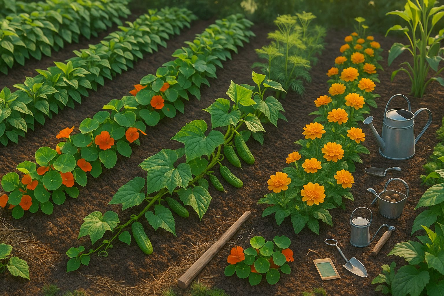 Companion Planting Tips for Healthy Cucumbers