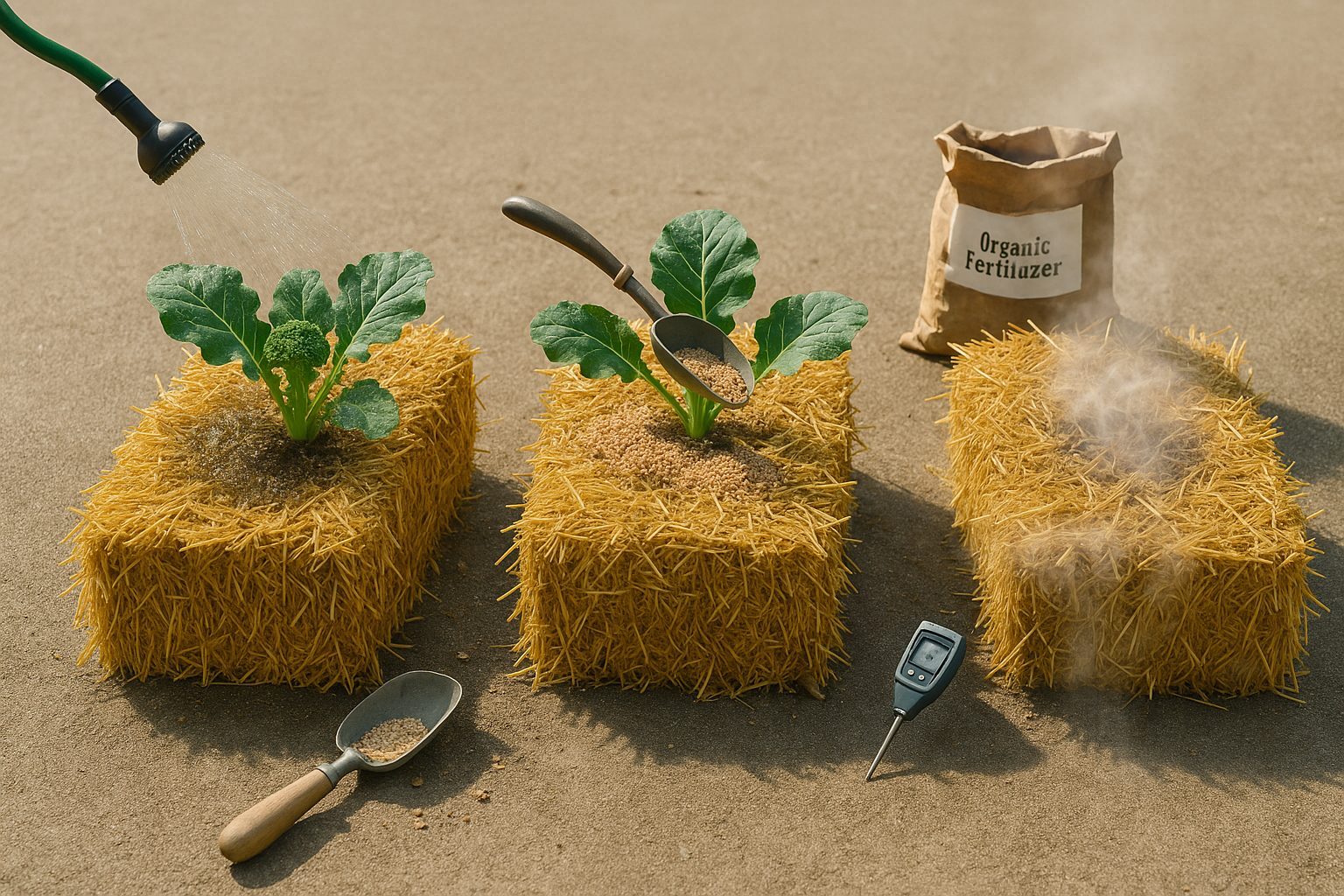 Conditioning and Preparing the Bales