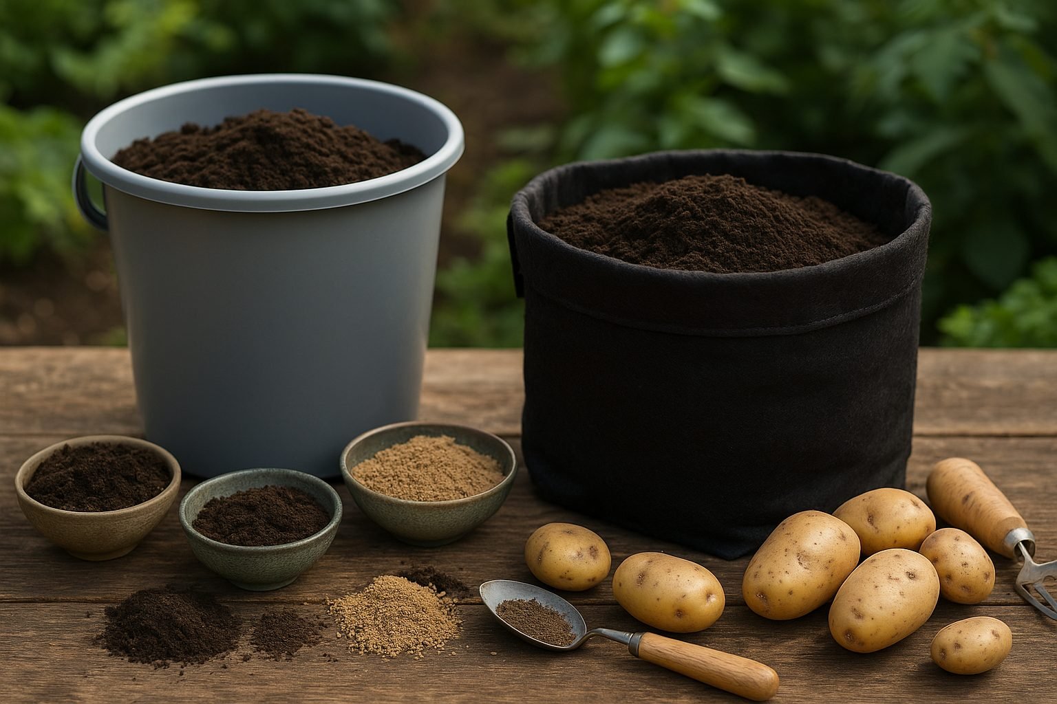 Container and Raised Bed Potatoes Special Soil Mixes