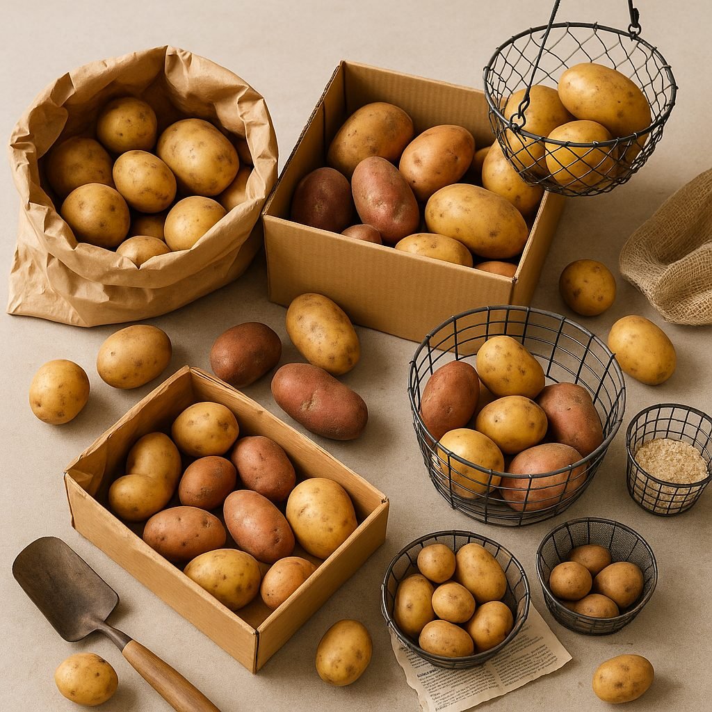 Containers Methods for Potato Storage