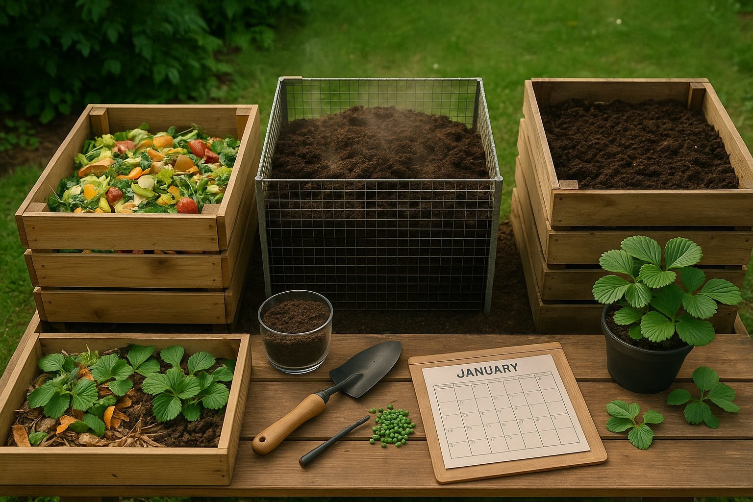 Creating a Strawberry Composting Schedule