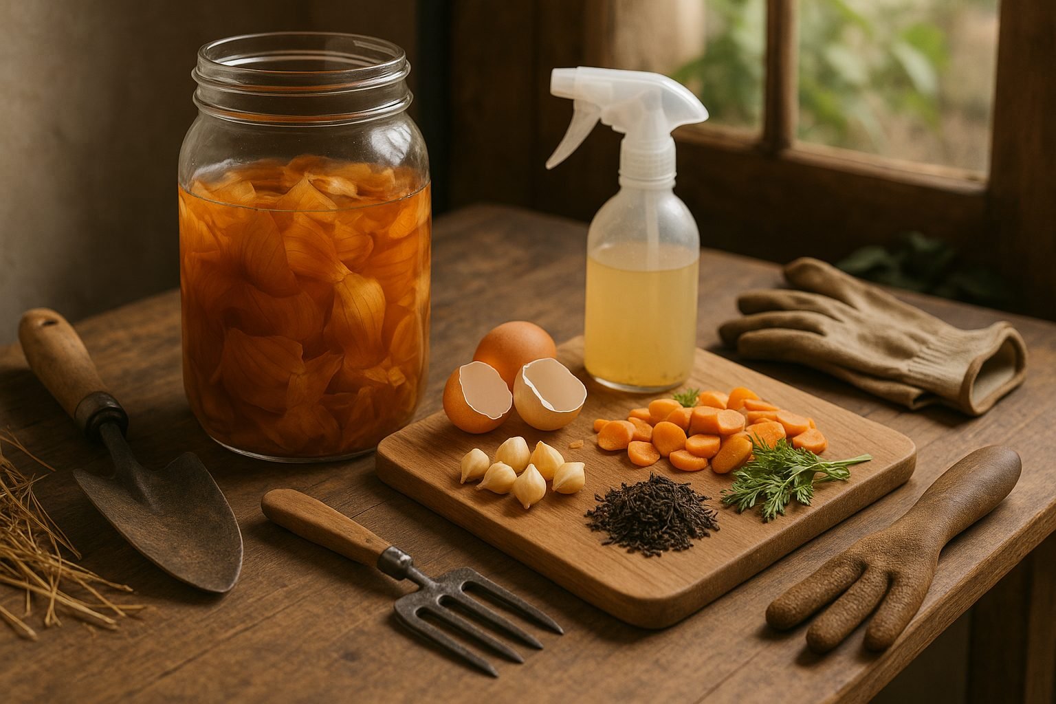 DIY Onion Peel Fertilizer