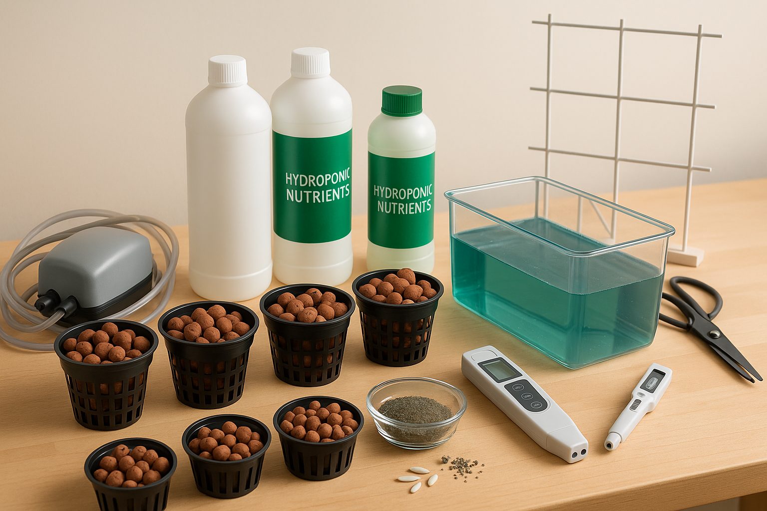 Essential Supplies and Setting Up Your Hydroponic System