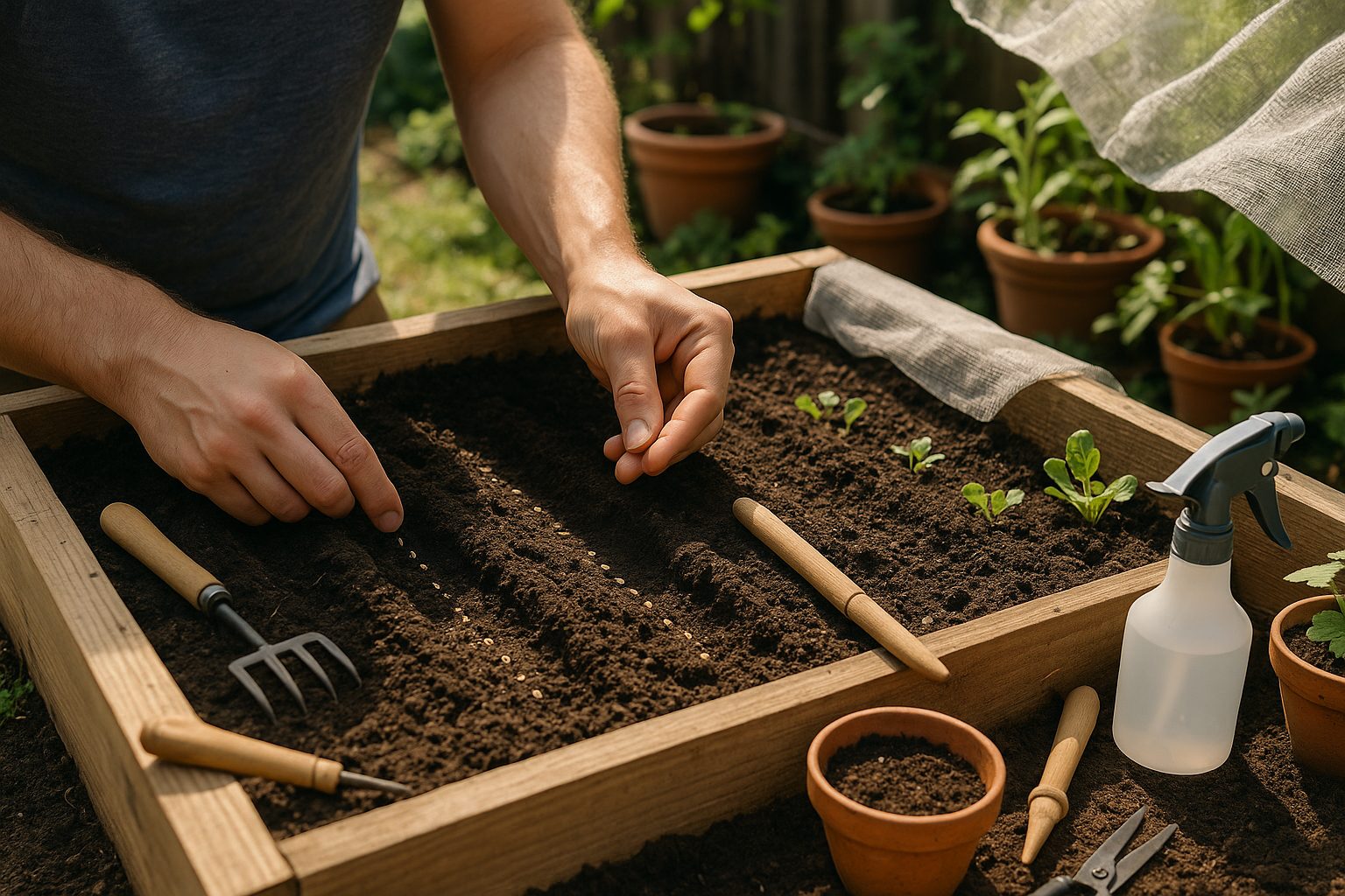 Essential Tools for Sowing Arugula Seeds