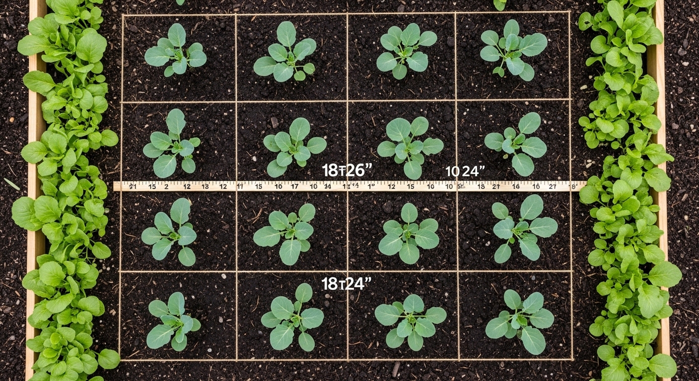 Example Layouts in a 48-Foot Raised Bed