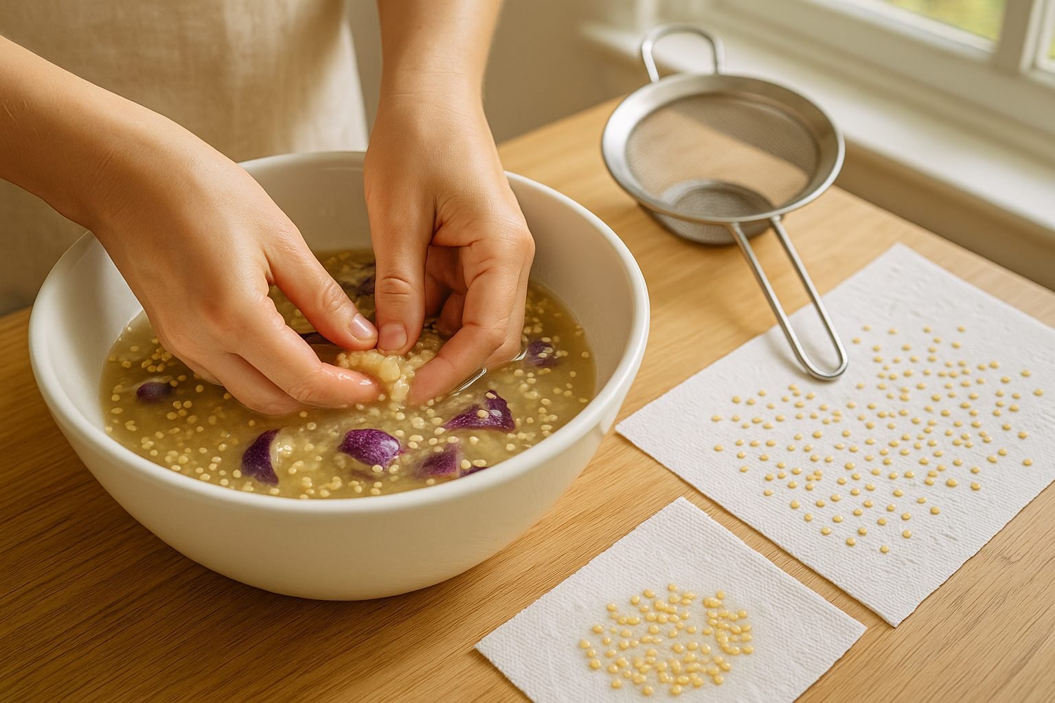 Extracting and Cleaning the Seeds