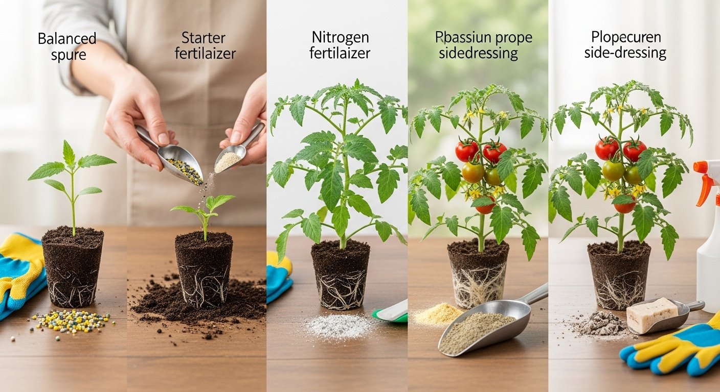 Fertilizing Tomatoes through Growth Stages