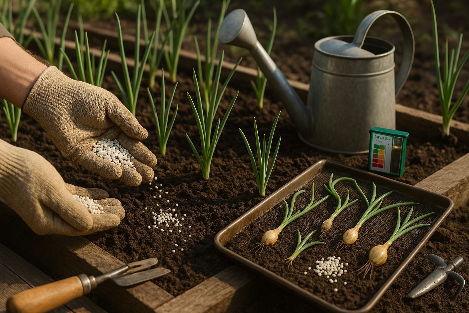 Fertilizing for Better Bulb Development
