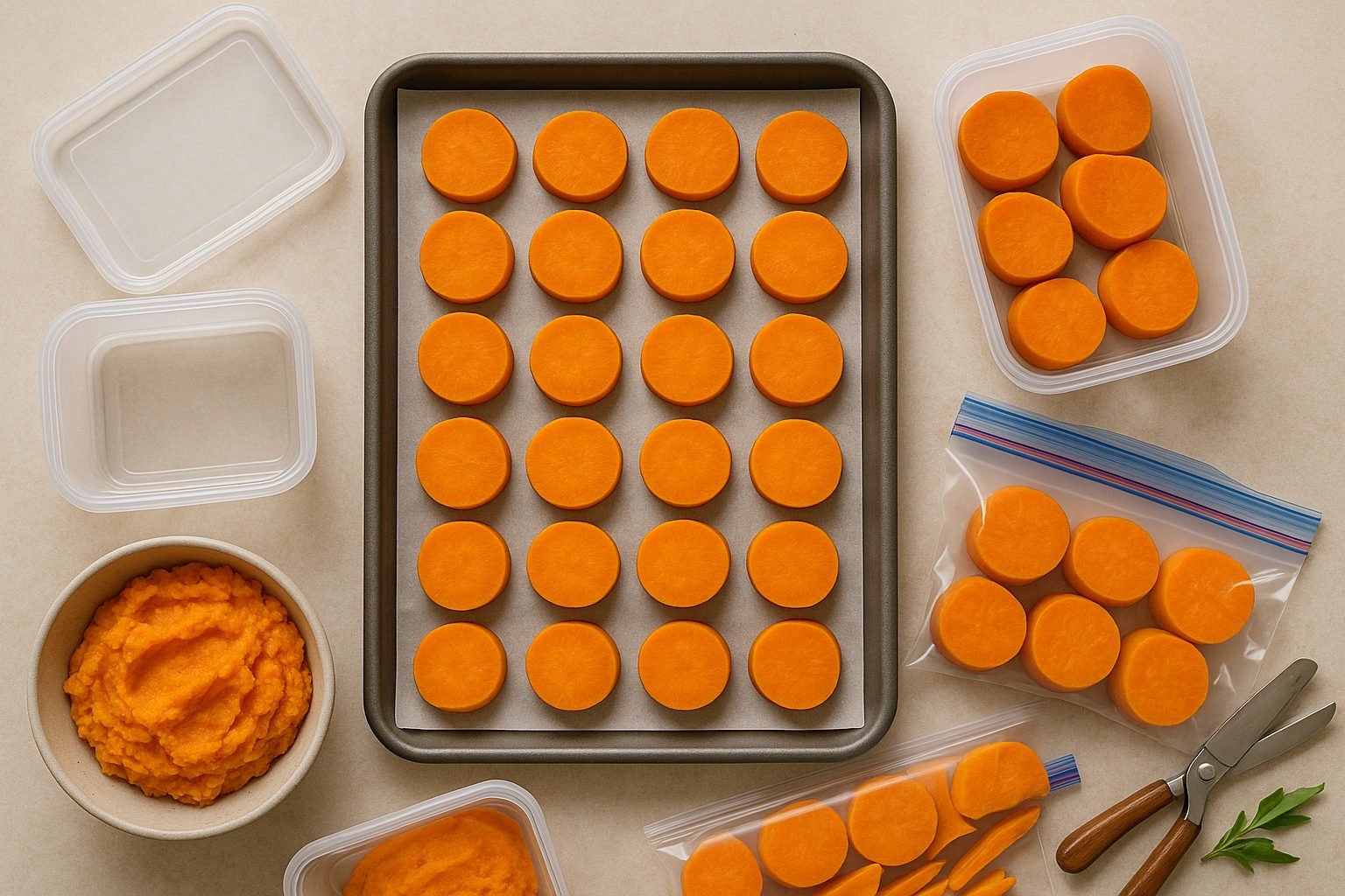 Freezing Sweet Potatoes