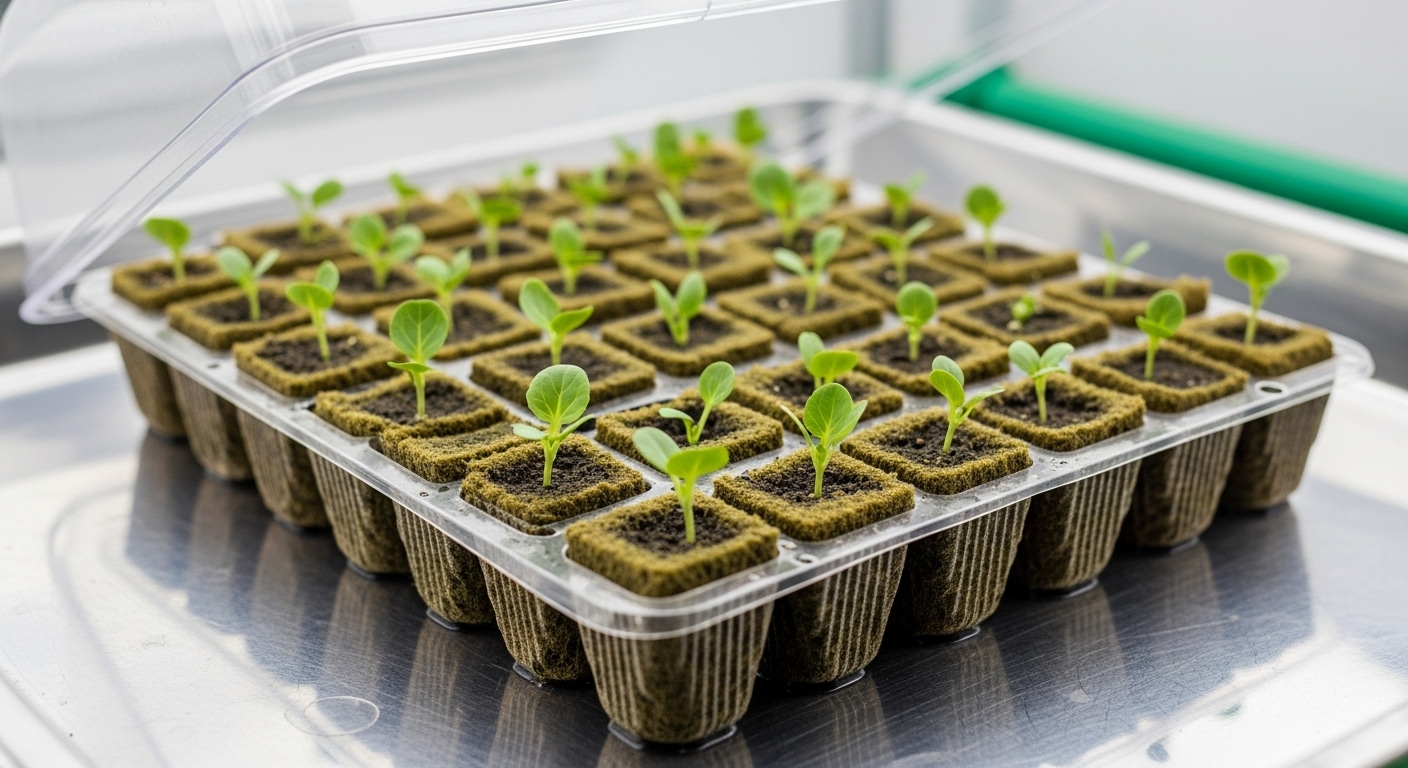 From Seed to Seedling Planting Brussels Sprouts the Hydroponic Way