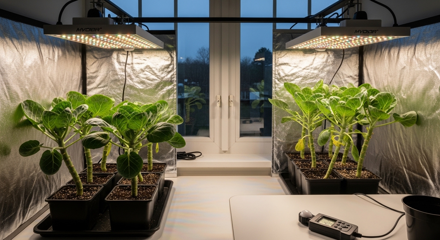 Growing Brussels Sprouts Indoors Lighting Tips and Techniques