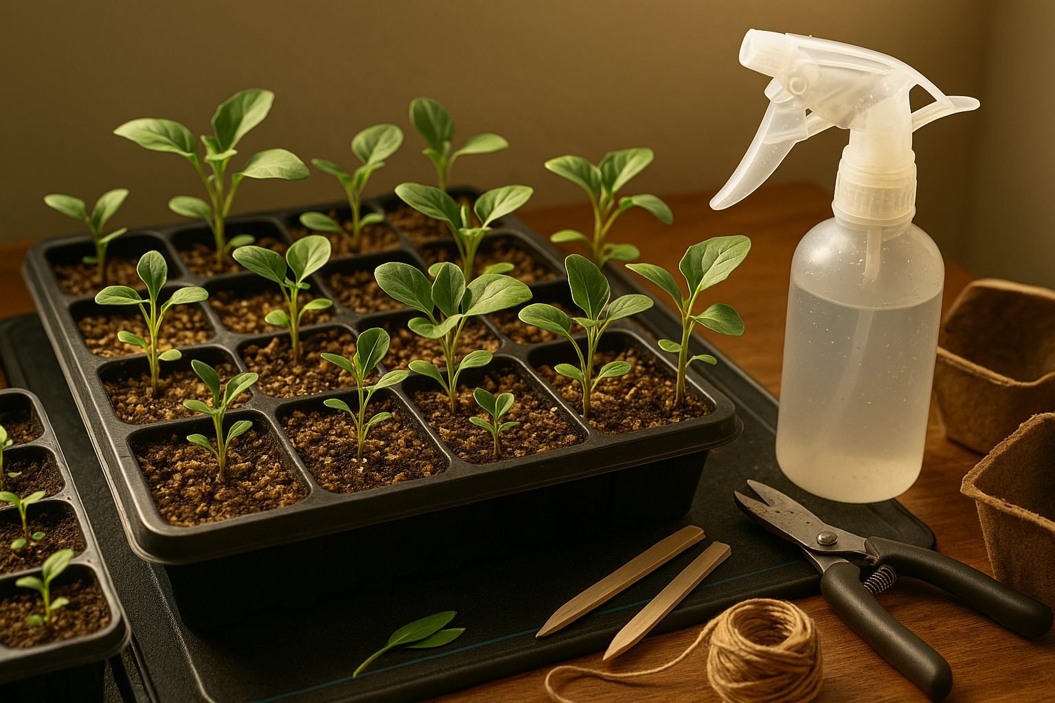 Growing Eggplant from Seed to Seedling