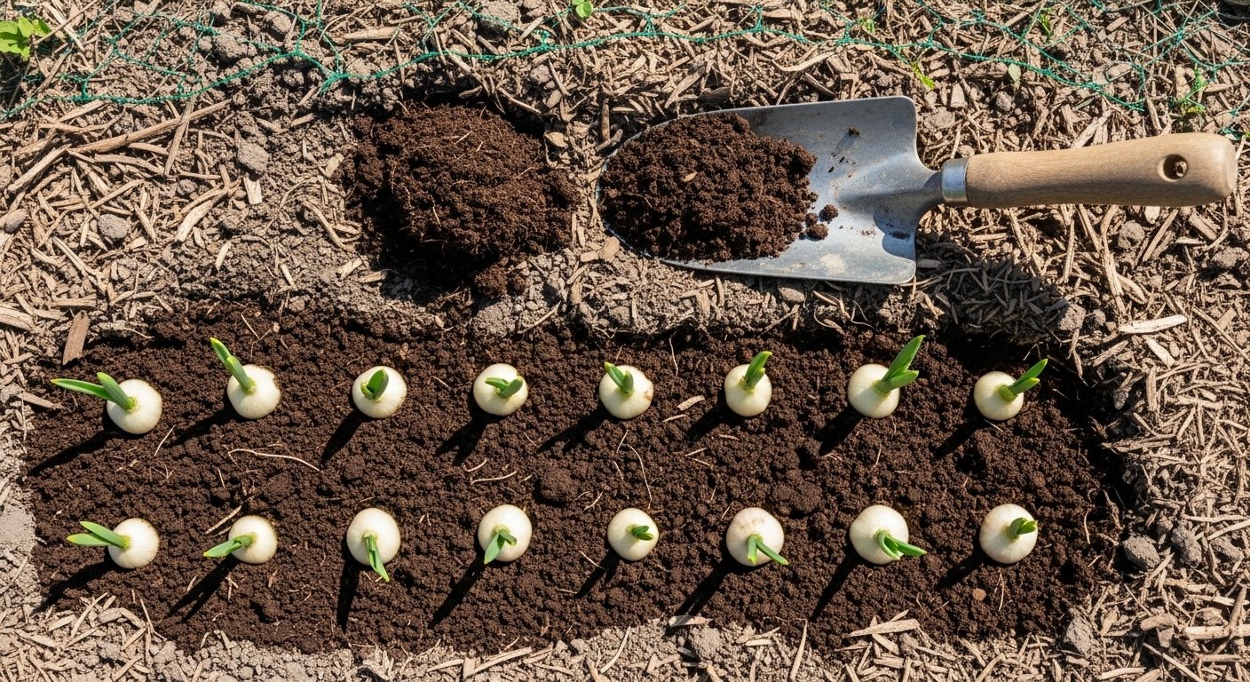 Growing Small Garlic Bulbs at Home