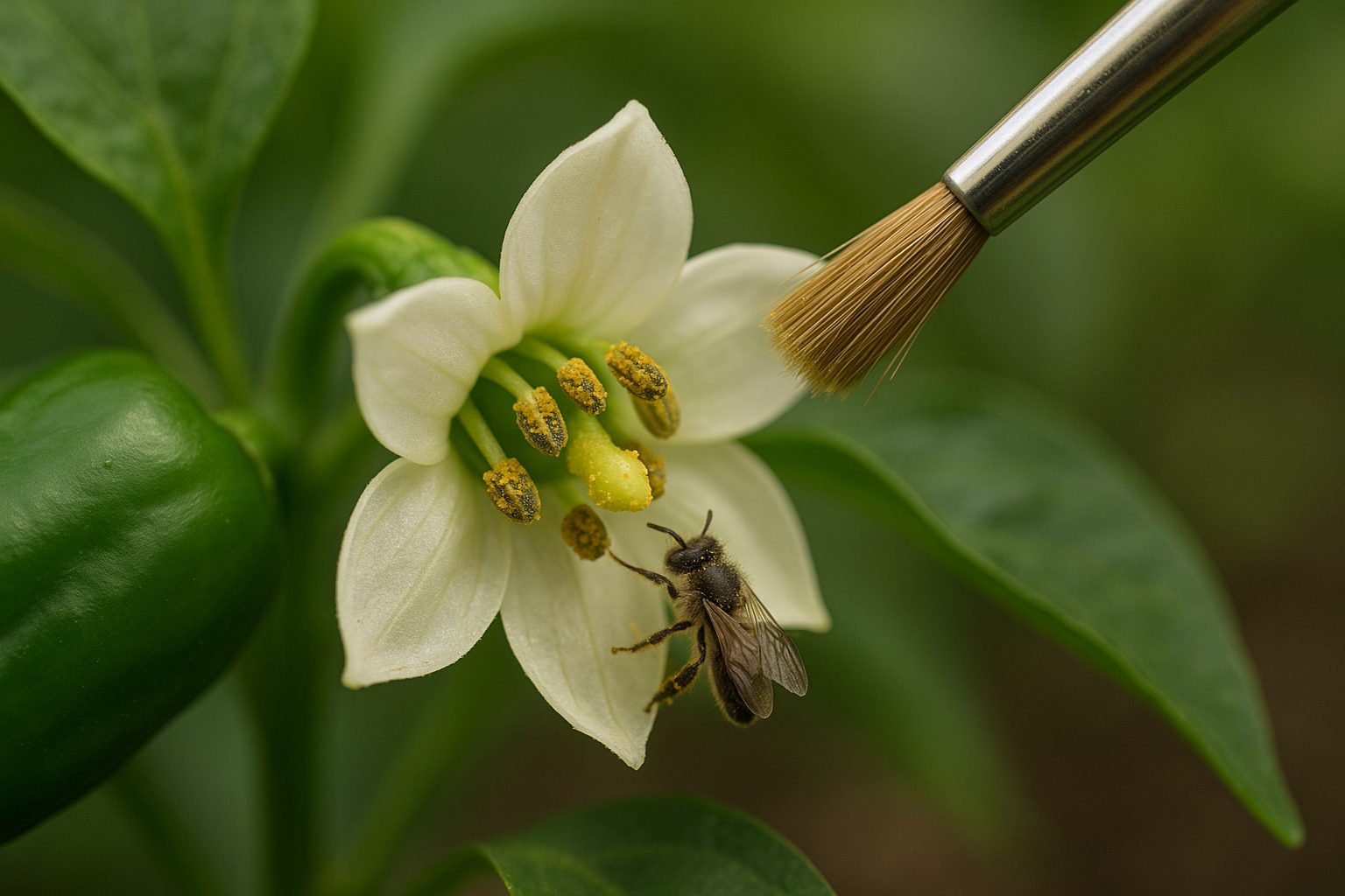 Hand Pollination Techniques for Better Fruit Set