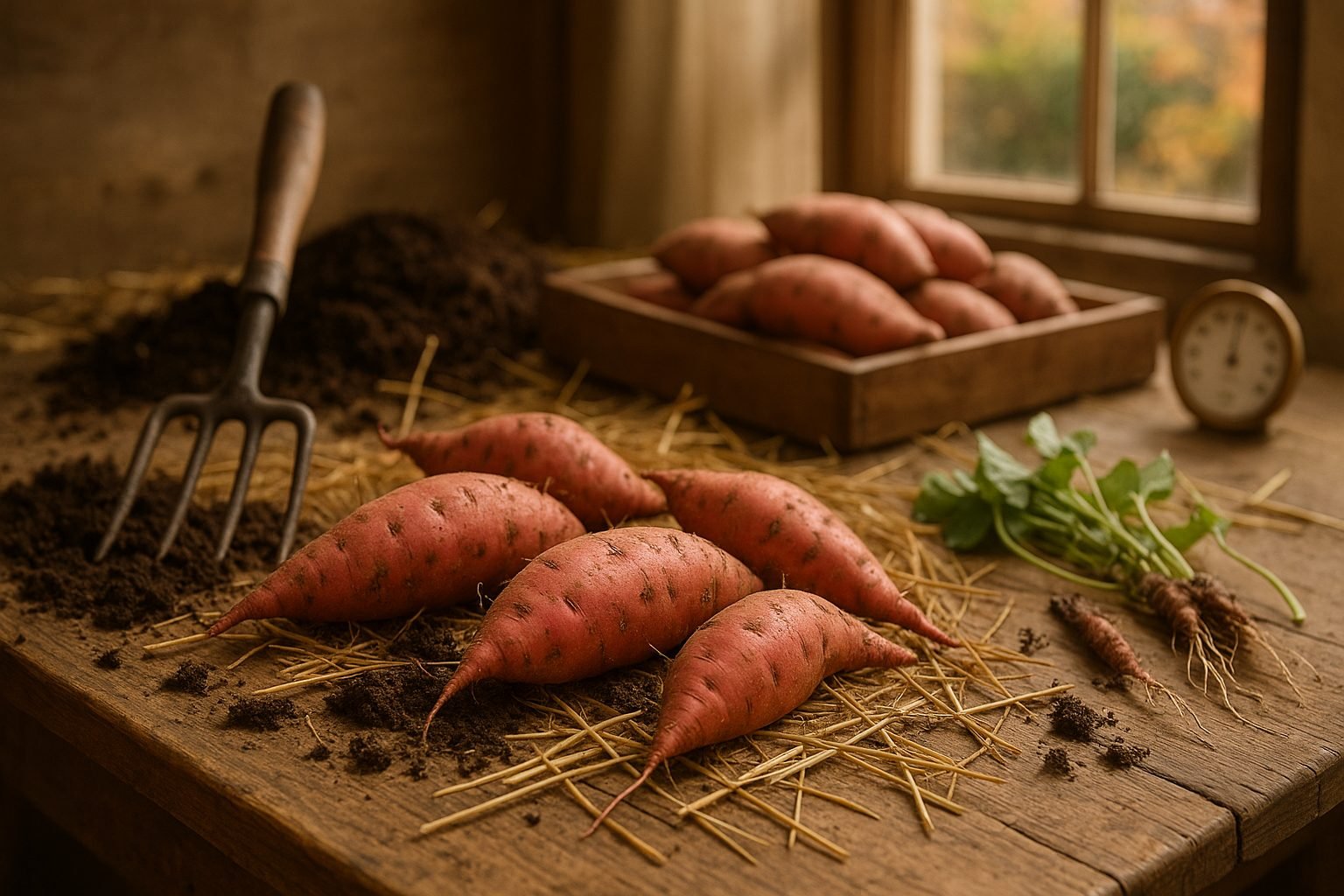 Harvesting Storage Tips for Vertical Sweet Potato Gardens