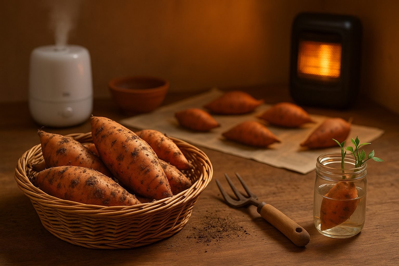 Harvesting and Curing Sweet Potatoes