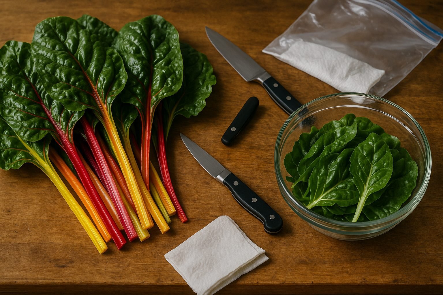 Harvesting and Storing Swiss Chard