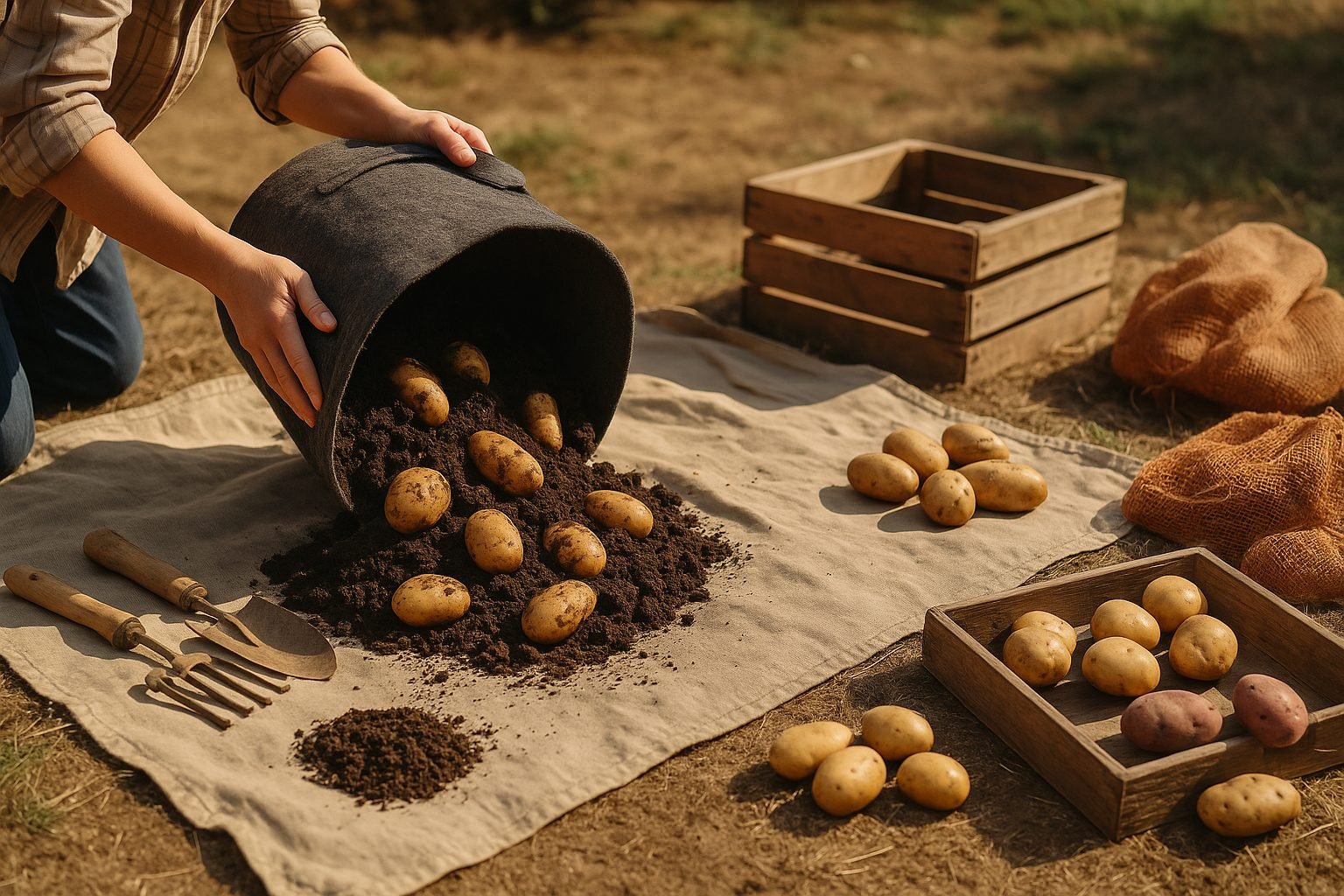 Harvesting and Storing Your Potatoes