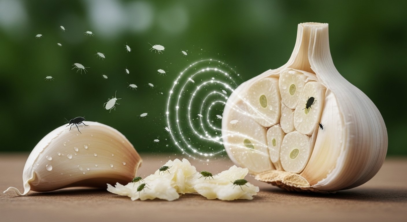 How Garlic Works as a Natural Pest Repellent