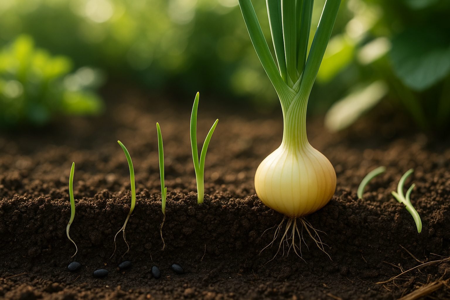 How Onions Grow