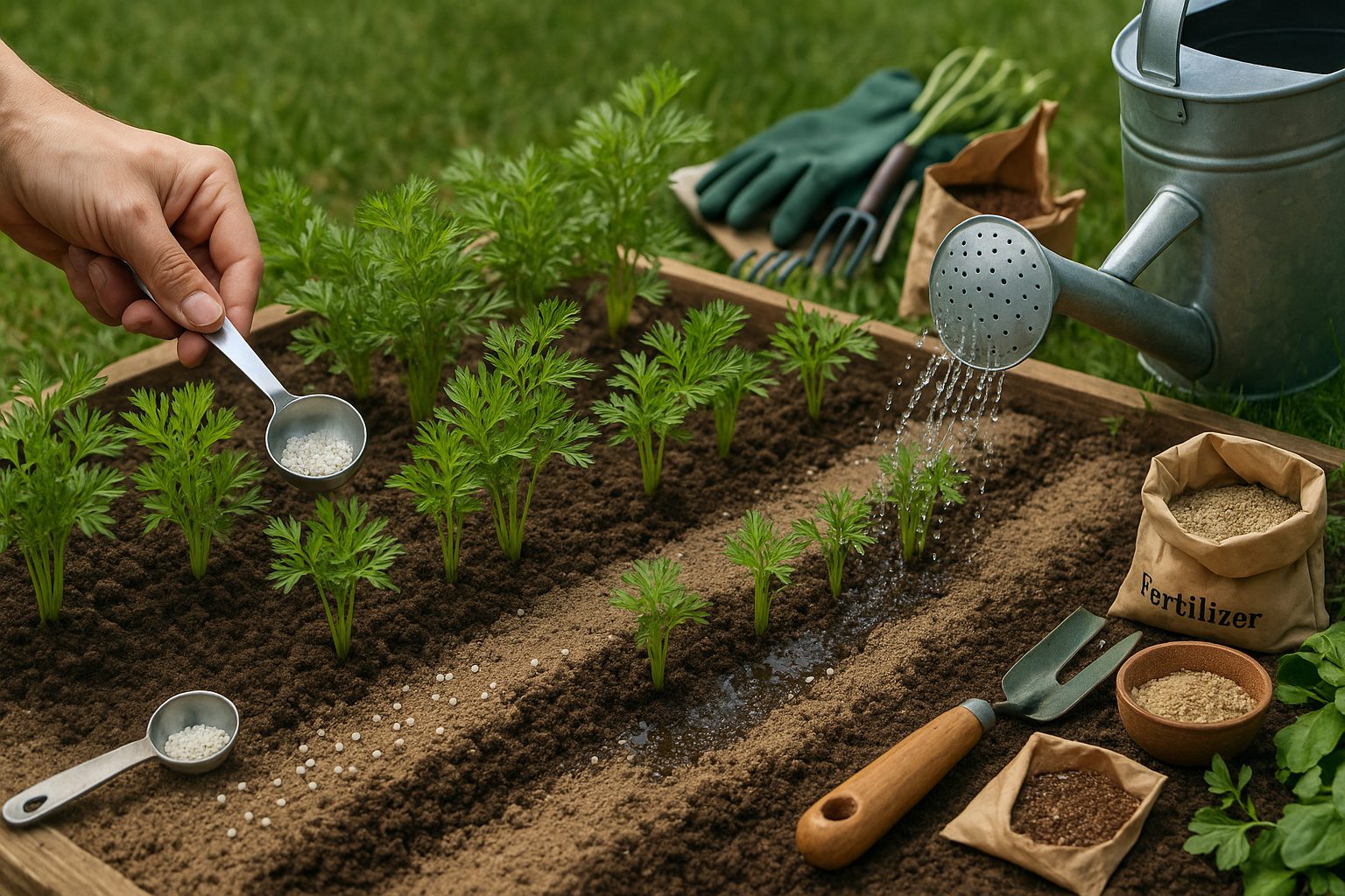 How and When to Fertilize Carrots Throughout the Season