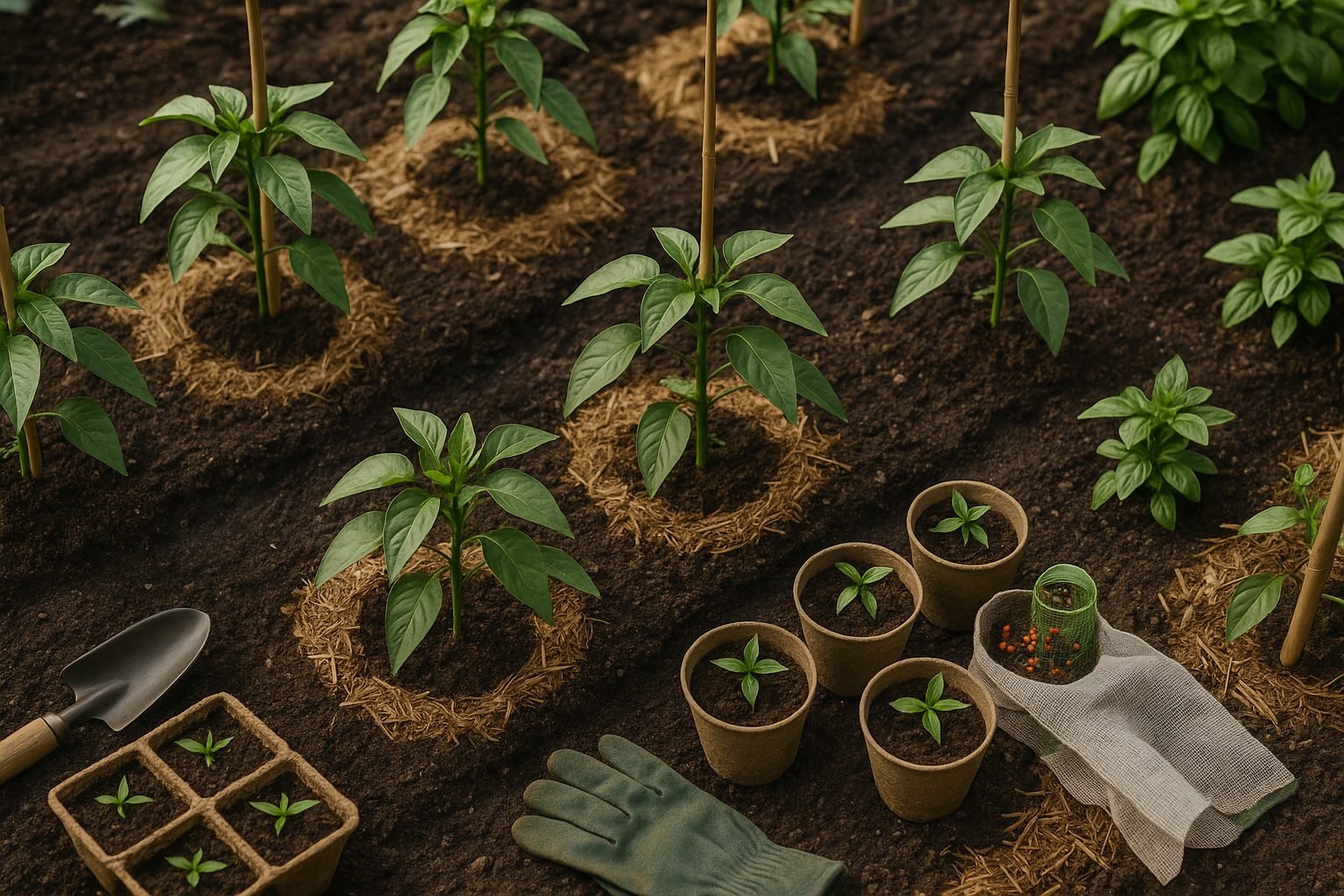 How and When to Mulch Hot Pepper Plants