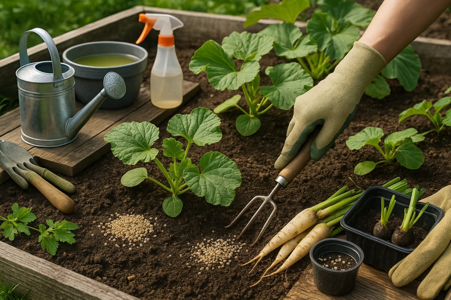 How to Apply Homemade Pumpkin Fertilizer Safely
