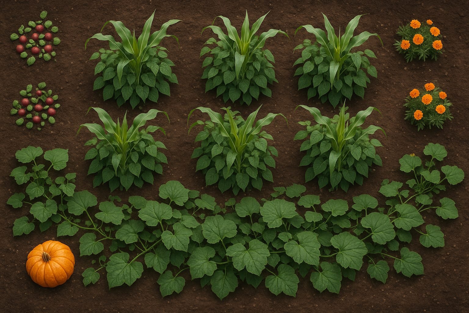 How to Arrange Your Pumpkin Companion Planting
