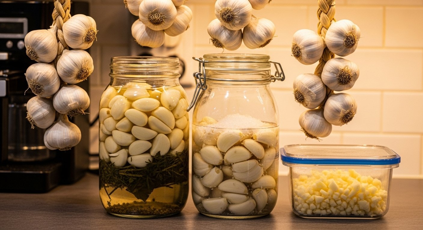How to Buy Store and Preserve Garlic