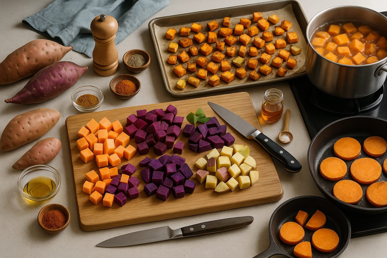 How to Cook Sweet Potatoes