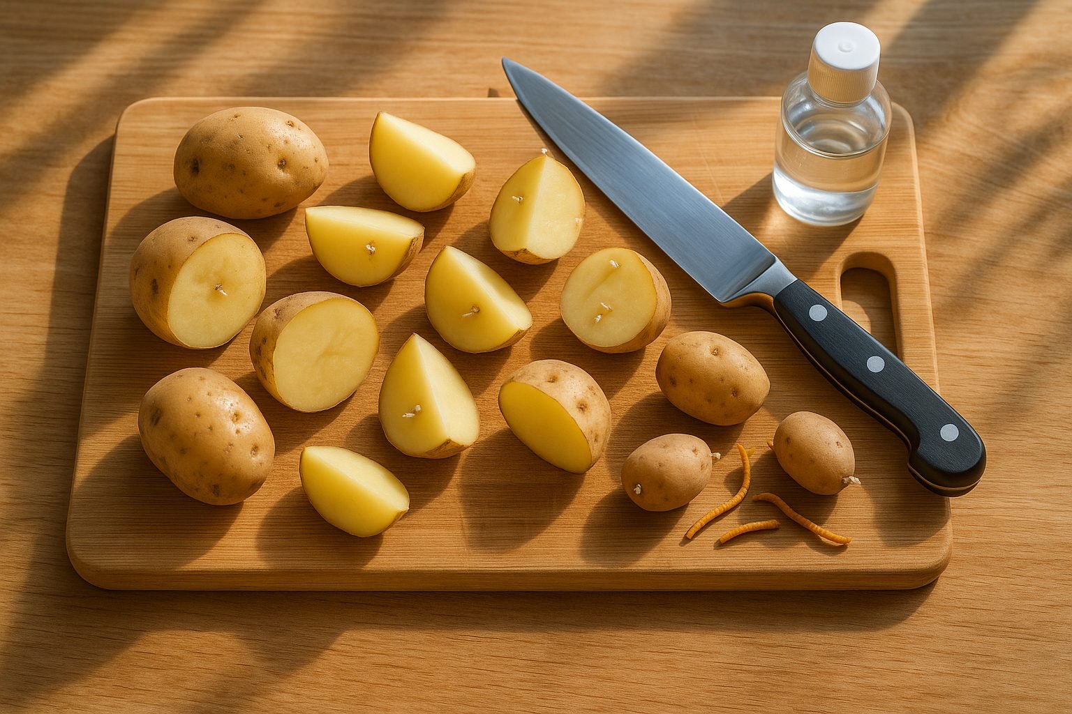 How to Cut Seed Potatoes