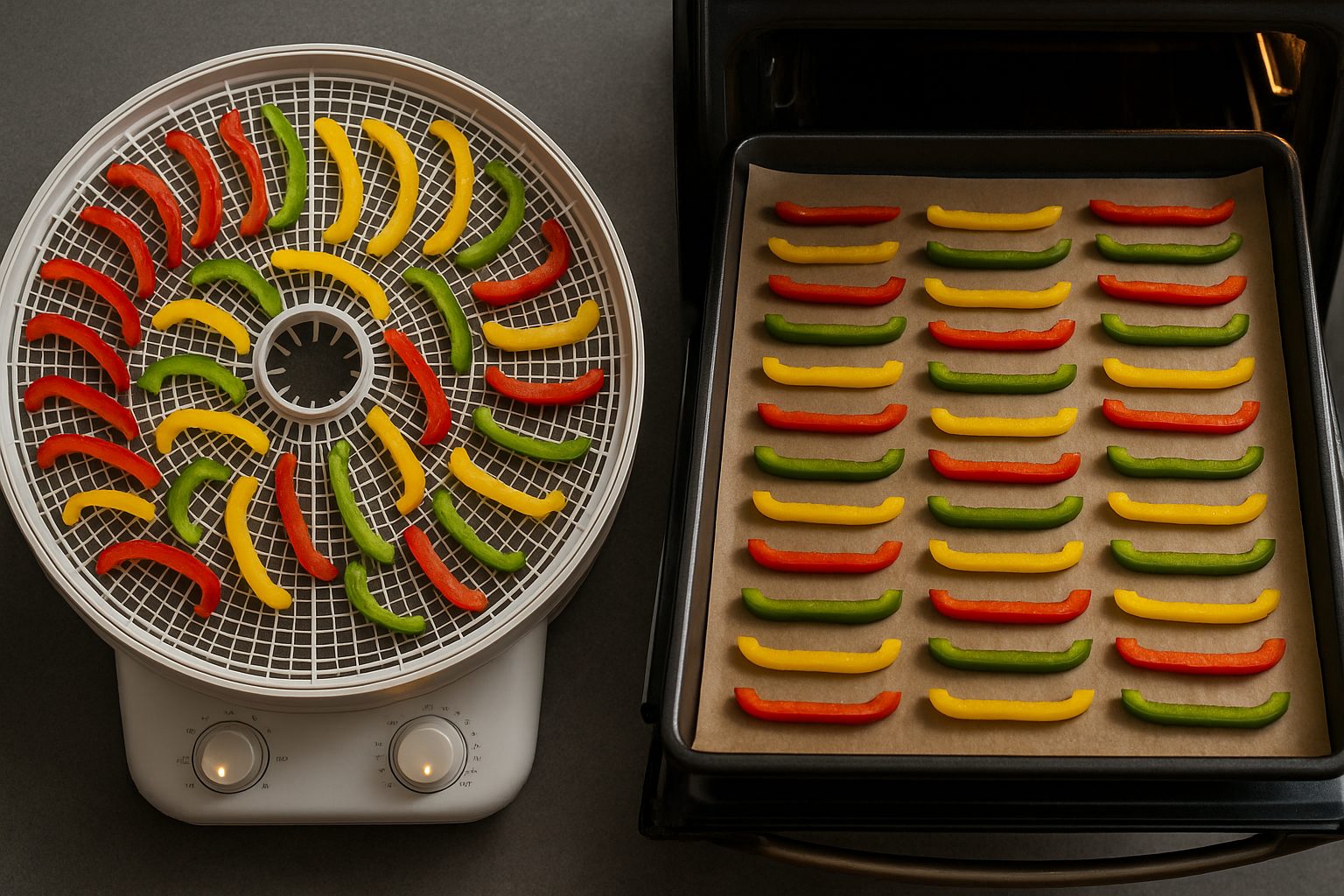 How to Dehydrate Bell Peppers Methods Steps