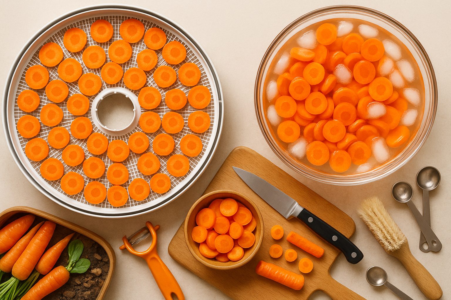 How to Dehydrate Carrots