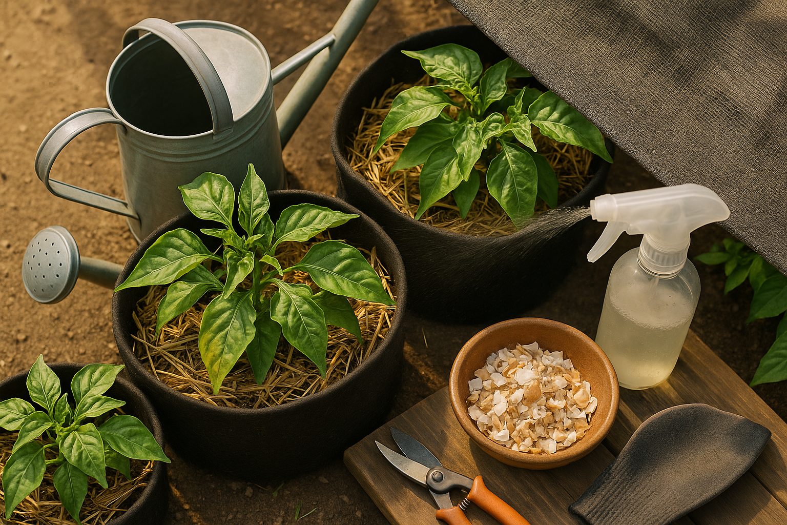 How to Fix Curling Leaves on Pepper Plants