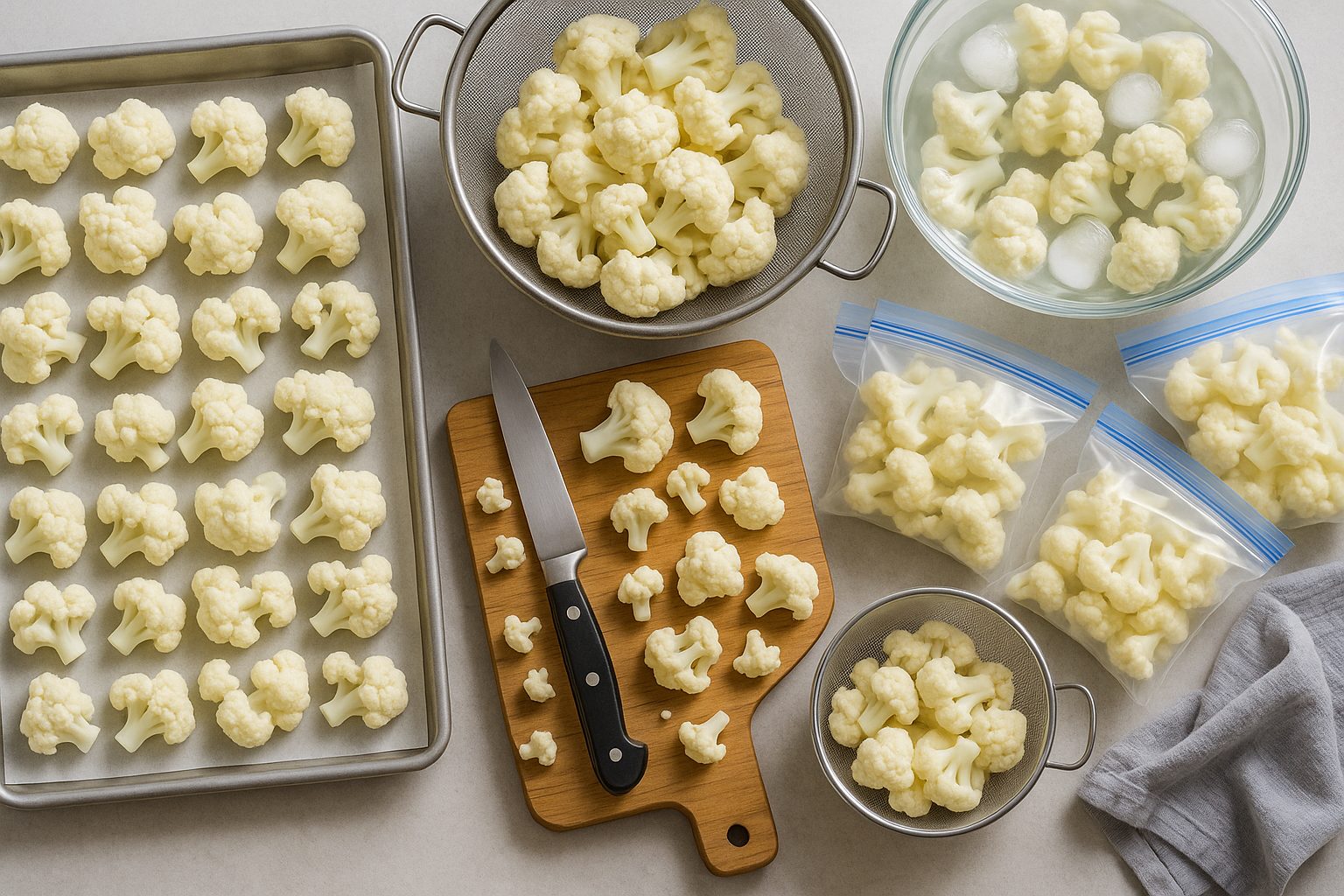 How to Freeze Cauliflower