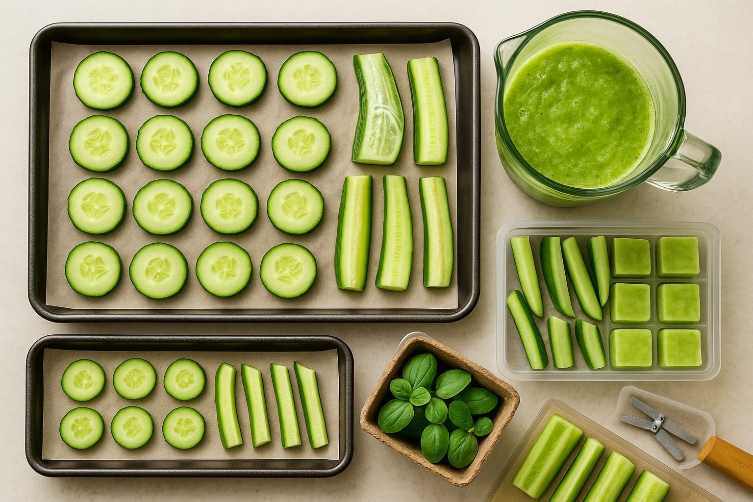 How to Freeze Cucumbers