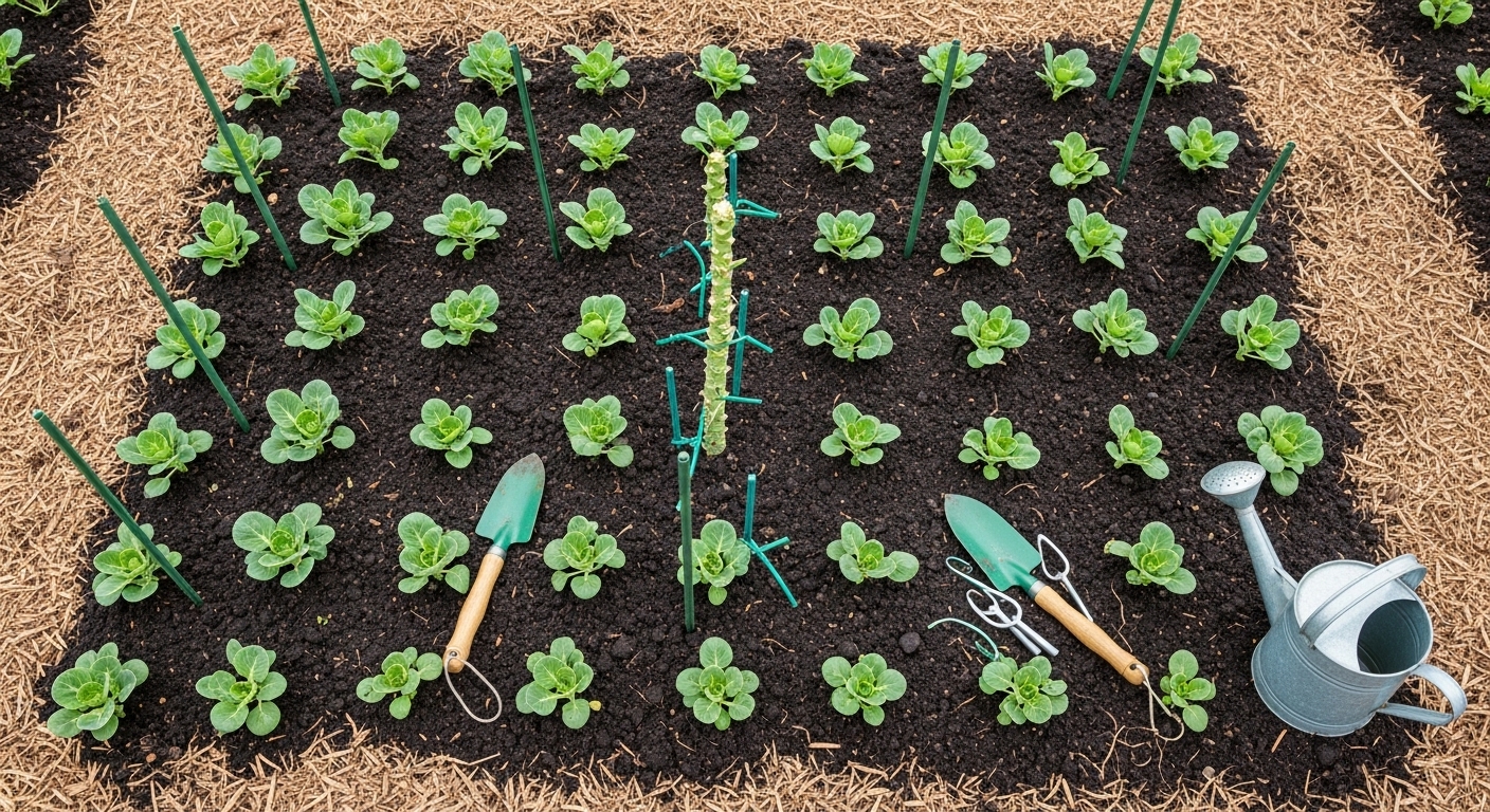 How to Grow Brussels Sprouts from Seed to Harvest