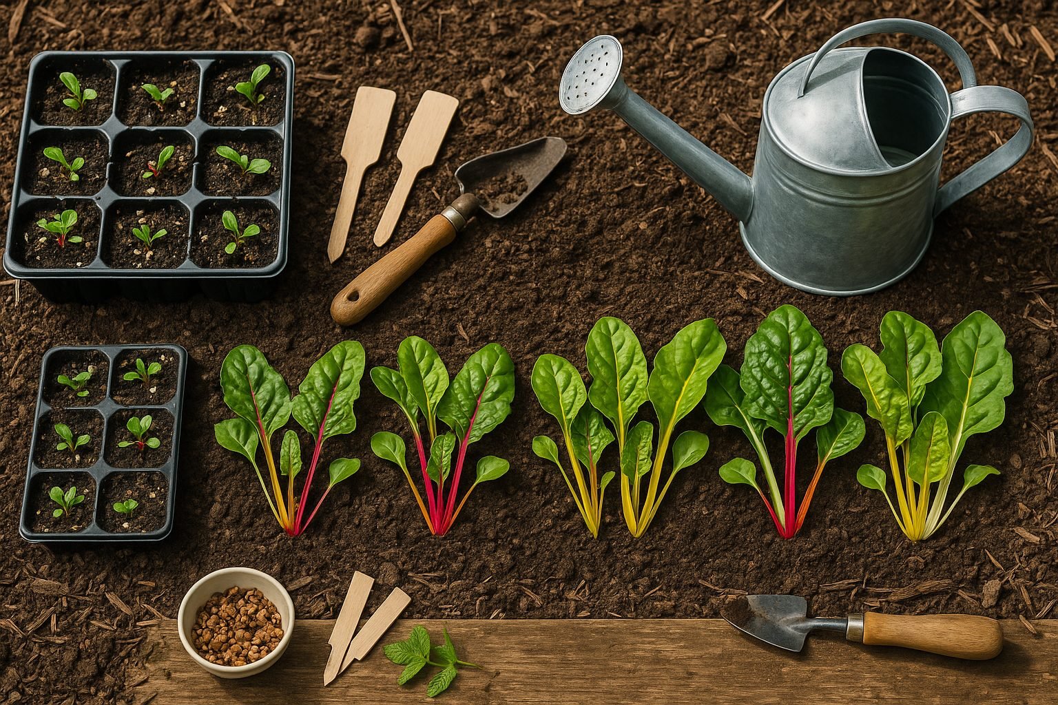 How to Grow Healthy Upright Swiss Chard Without a Trellis