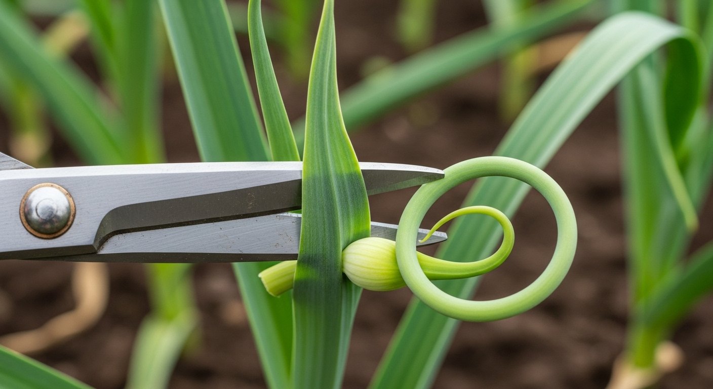 How to Harvest Garlic Scapes