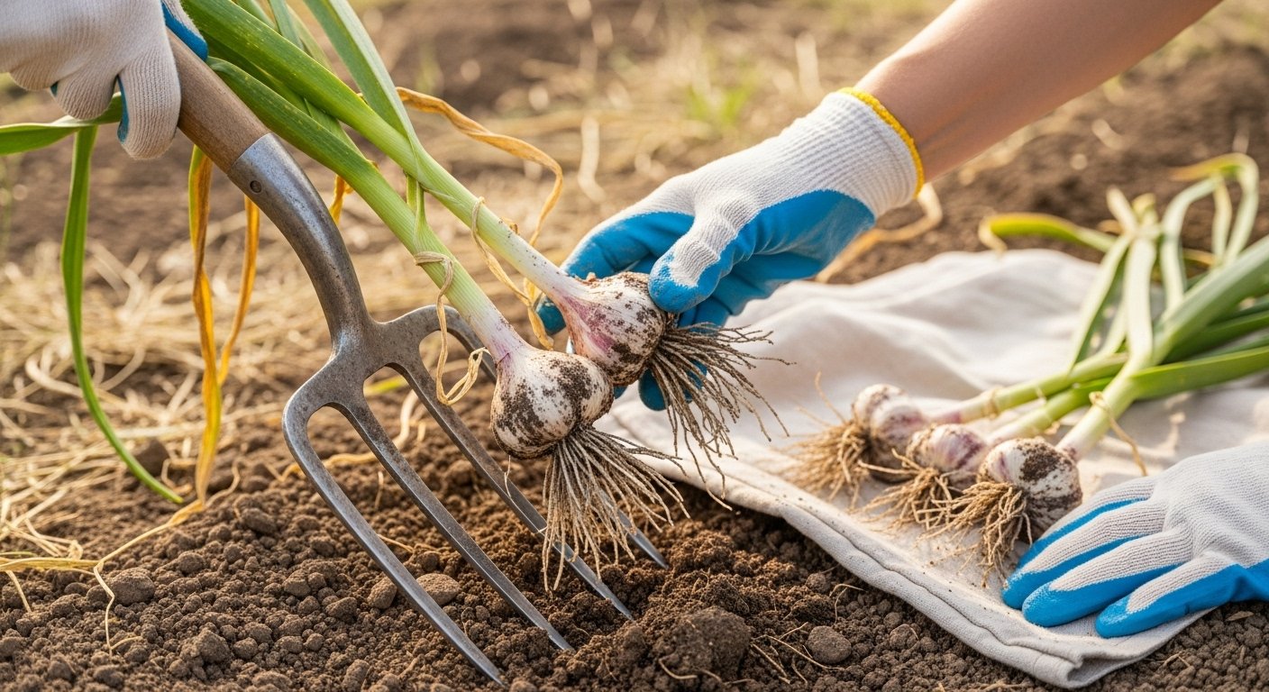 How to Harvest Garlic