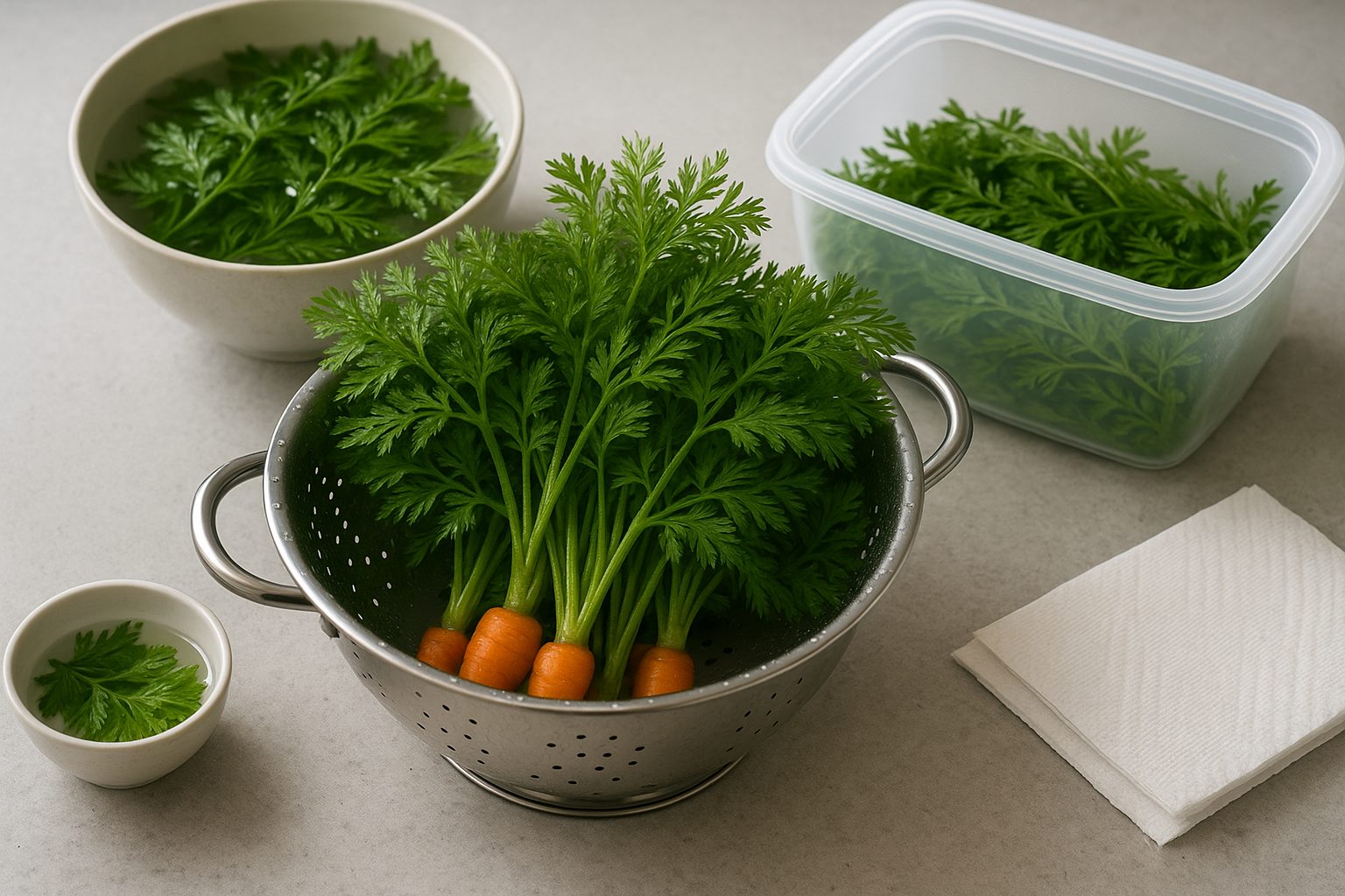 How to Harvest Store Carrot Greens