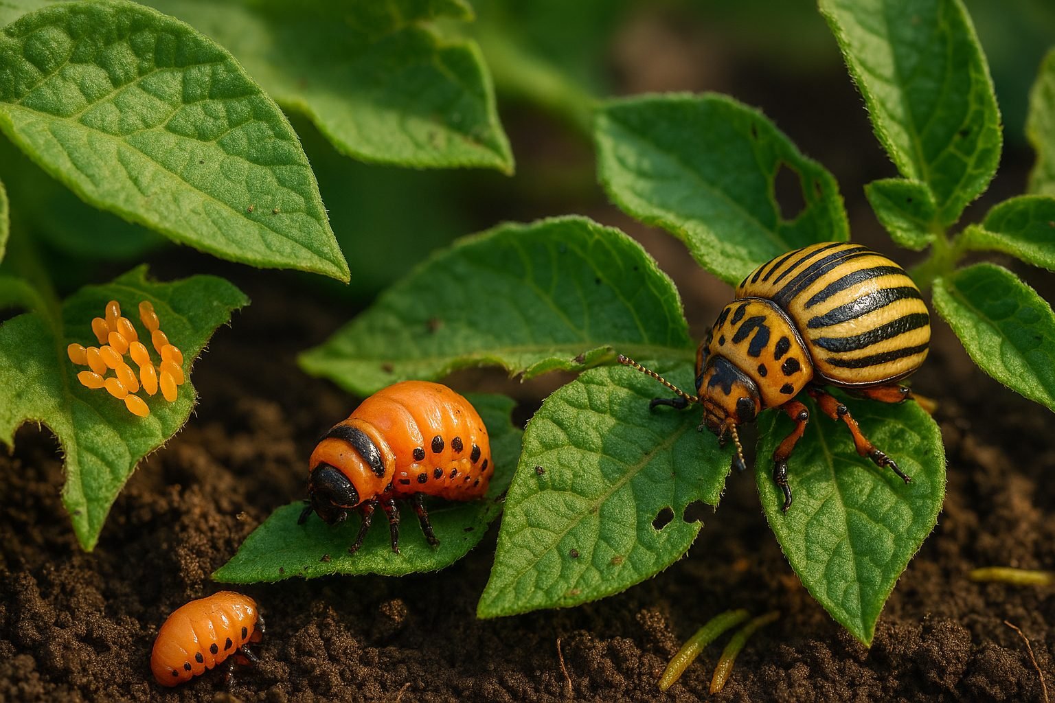 How to Identify Colorado Potato Beetles