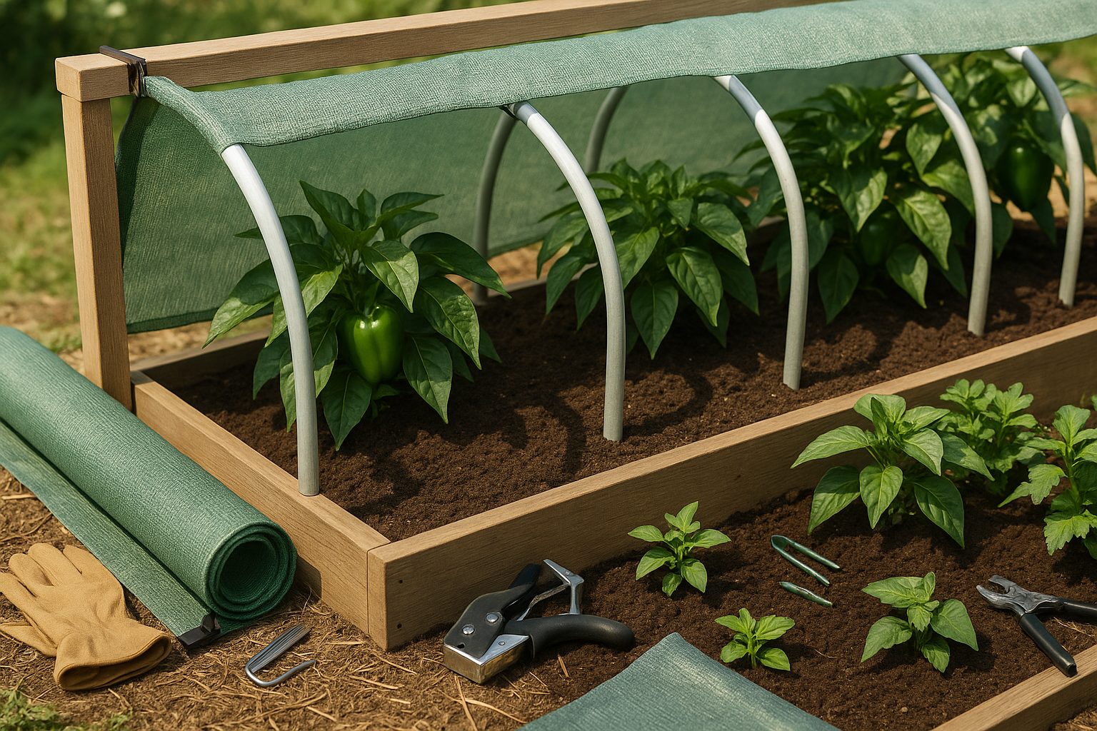 How to Install Shade Cloth in the Garden