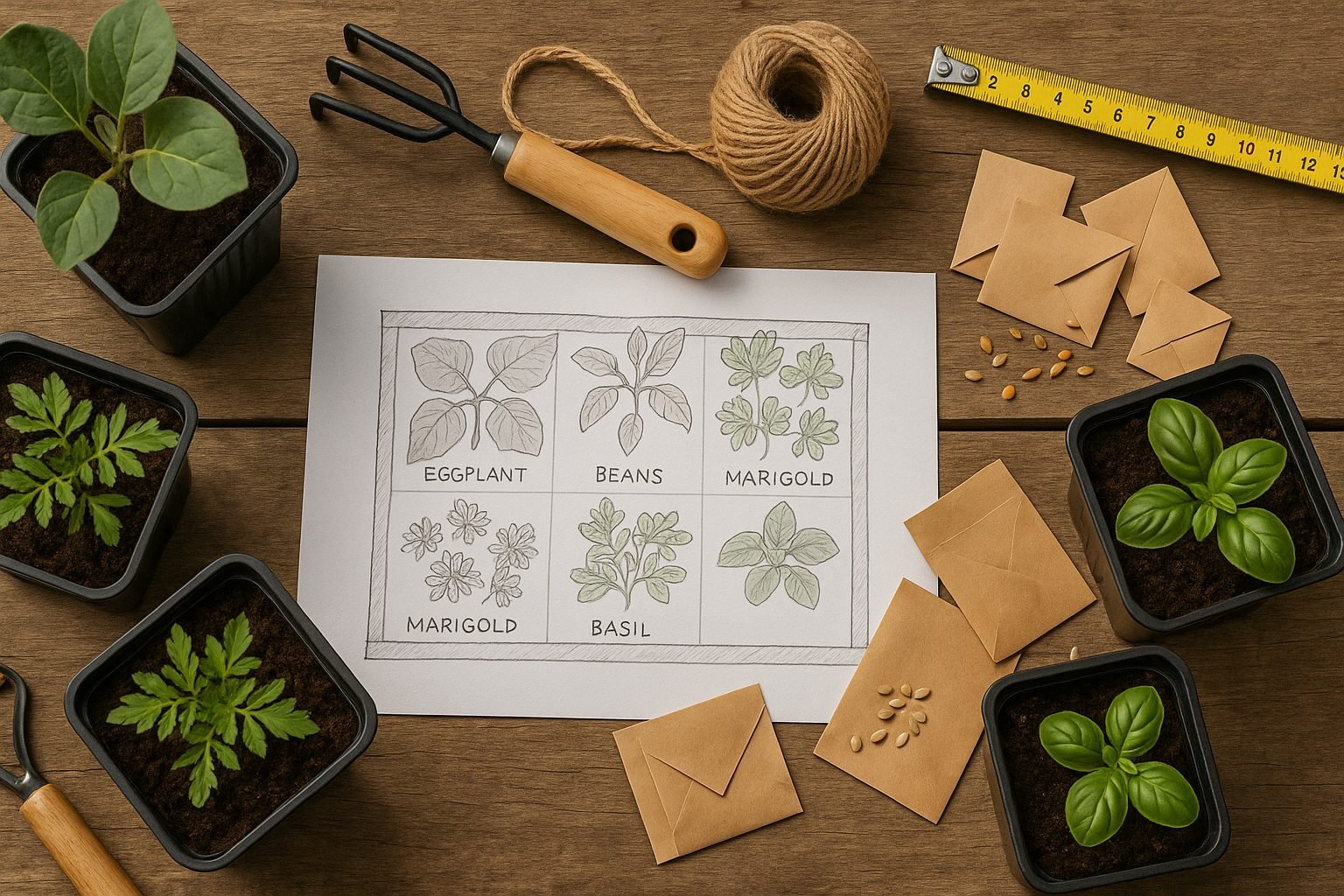 How to Plan and Plant an Eggplant Companion Garden