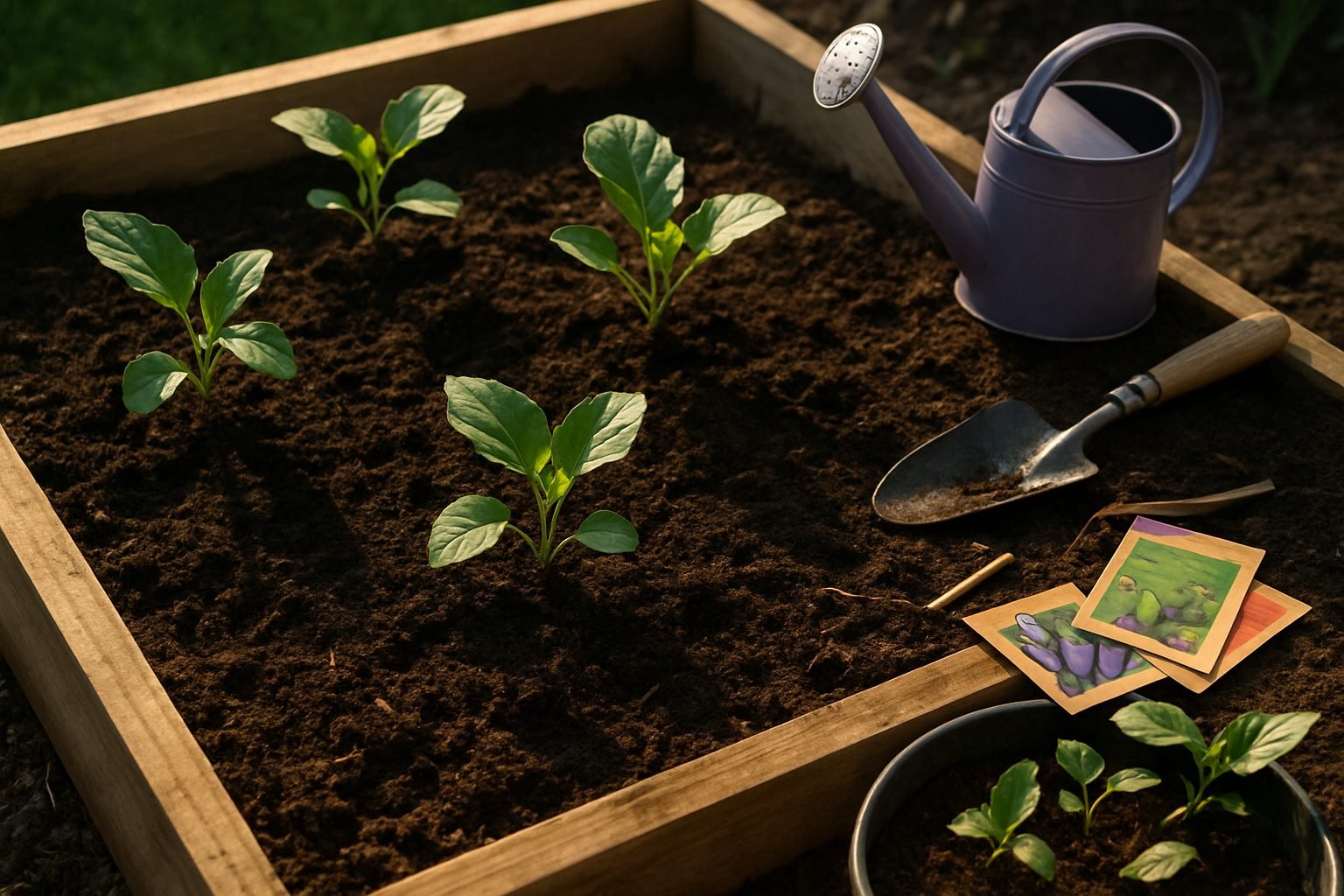 How to Plant Eggplant in Hanging Baskets