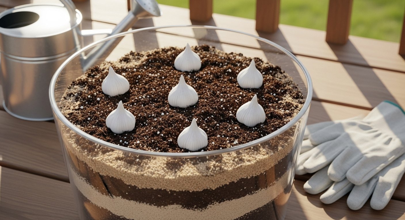 How to Plant Garlic In-Ground and Containers