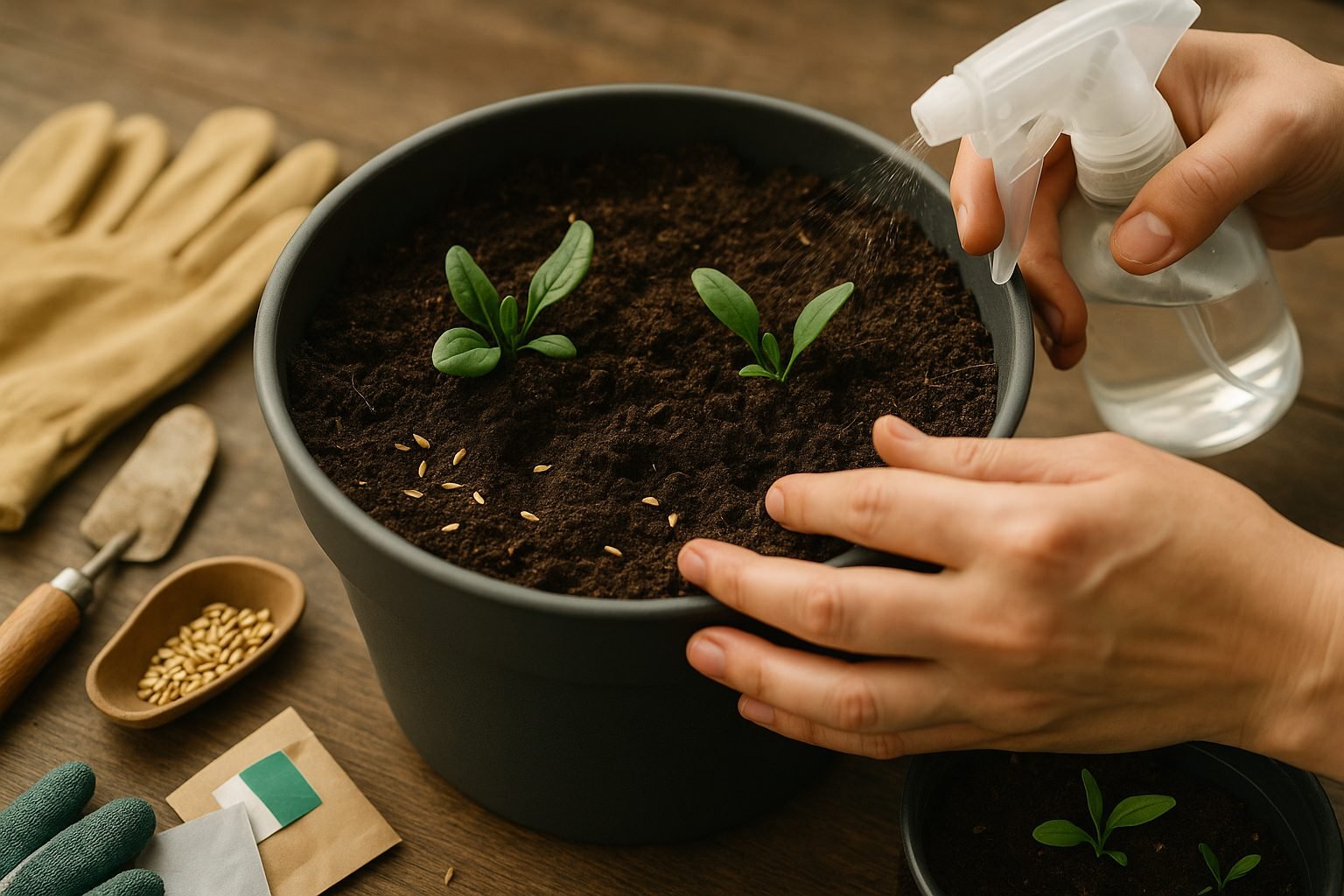 How to Plant Spinach in Pots