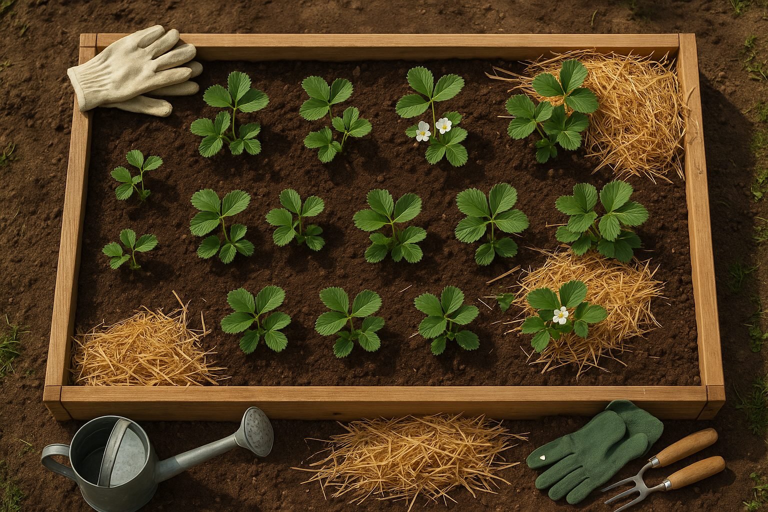 How to Plant Strawberries in Raised Beds